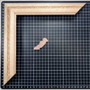 135 - 531 - 14G Moldura de Madera de Pino de Primera, Linea para Marco, Tipo Faldon, de 19mm de espesor x 057mm de ancho. con Textura, sin Acabado.