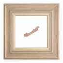 882 - PAOLA | Moldura de Madera de Pino de Primera, Linea para Marco, Tipo Faldon, de 20mm de espesor x 093mm de ancho. sin Textura, sin Acabado.