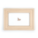 119 Moldura de Madera de Pino de Primera, Linea para Marco, Tipo Plana, de 35mm de espesor x 043mm de ancho. sin Textura, sin Acabado.