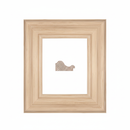 7035 baja - CARAMELO MACIZO | Moldura de Madera de Pino de Primera, Linea para Marco, Tipo Plana, de 35mm de espesor x 070mm de ancho. con Textura, sin Acabado.