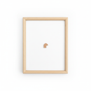 1/2 Caña - 05 Moldura de Madera de Pino de Primera, Linea para Marco, Tipo Plana, de 13mm de espesor x 013mm de ancho. sin Textura, sin Acabado.