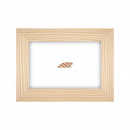 1/2 Caña - Baja 49 Moldura de Madera de Pino de Primera, Linea para Marco, Tipo Plana, de 19mm de espesor x 049mm de ancho. sin Textura, sin Acabado.