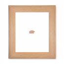 1/2 Caña - SUPER RAYADA gruesa Moldura de Madera de Pino de Primera, Linea para Marco, Tipo Plana, de 19mm de espesor x 034mm de ancho. con Textura, sin Acabado.