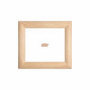 1/2 Caña - SUPER - 2 Moldura de Madera de Pino de Primera, Linea para Marco, Tipo Plana, de 20mm de espesor x 044mm de ancho. sin Textura, sin Acabado.