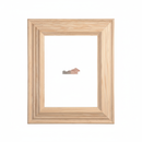 JUAN RAUL | Moldura de Madera de Pino de Primera, Linea para Marco, Tipo Plana, de 20mm de espesor x 057mm de ancho. sin Textura, sin Acabado.