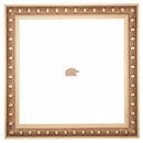 PARROQUIA - G1 Moldura de Madera de Pino de Primera, Linea para Marco, Tipo Plana, de 20mm de espesor x 031mm de ancho. con Textura, sin Acabado.