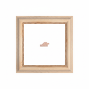 PERLA - G1 Moldura de Madera de Pino de Primera, Linea para Marco, Tipo Plana, de 20mm de espesor x 040mm de ancho. con Textura, sin Acabado.