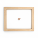 Picasso - 20 x 25 Moldura de Madera de Pino de Primera, Linea para Marco, Tipo Plana, de 19mm de espesor x 025mm de ancho. sin Textura, sin Acabado.