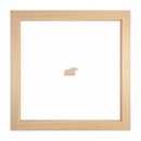 PAMPLONA - 19 x 30 Moldura de Madera de Pino de Primera, Linea para Marco, Tipo Plana, de 19mm de espesor x 030mm de ancho. sin Textura, sin Acabado.