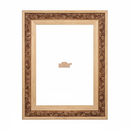 TORTUGA - G1 Moldura de Madera de Pino de Primera, Linea para Marco, Tipo Plana, de 20mm de espesor x 043mm de ancho. con Textura, sin Acabado.