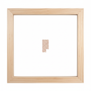 Veneciana - 40 x 20 Moldura de Madera de Pino de Primera, Linea para Marco, Tipo Plana, de 20mm de espesor x 040mm de ancho. sin Textura, sin Acabado.