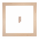 Veneciana - 50 x 20 Moldura de Madera de Pino de Primera, Linea para Marco, Tipo Plana, de 20mm de espesor x 050mm de ancho. sin Textura, sin Acabado.