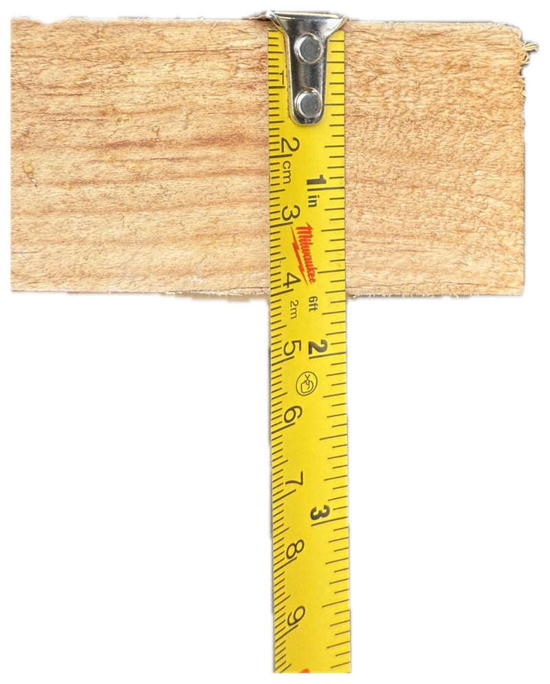 Tabla Aserrada Estufada de Pino de 1era de 1-1/2" X 08" X 8-1/4"