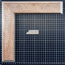 Gomez Maya/arte mexicano Moldura de Madera de Pino de Primera, Linea Decorativa, Tipo Plana, de 20mm de espesor x 057mm de ancho. con Textura, sin Acabado.