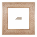 Gomez Maya/arte mexicano Moldura de Madera de Pino de Primera, Linea Decorativa, Tipo Plana, de 20mm de espesor x 057mm de ancho. con Textura, sin Acabado.