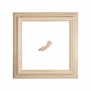 531 Moldura de Madera de Pino de Primera, Linea para Marco, Tipo Faldon, de 19mm de espesor x 057mm de ancho. sin Textura, sin Acabado.