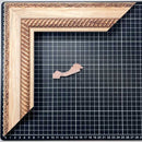 736 G. - CARAMELO 1 Moldura de Madera de Pino de Primera, Linea para Marco, Tipo Faldon, de 20mm de espesor x 071mm de ancho. con Textura, sin Acabado.