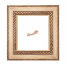 736 G. - CARAMELO 1 Moldura de Madera de Pino de Primera, Linea para Marco, Tipo Faldon, de 20mm de espesor x 071mm de ancho. con Textura, sin Acabado.