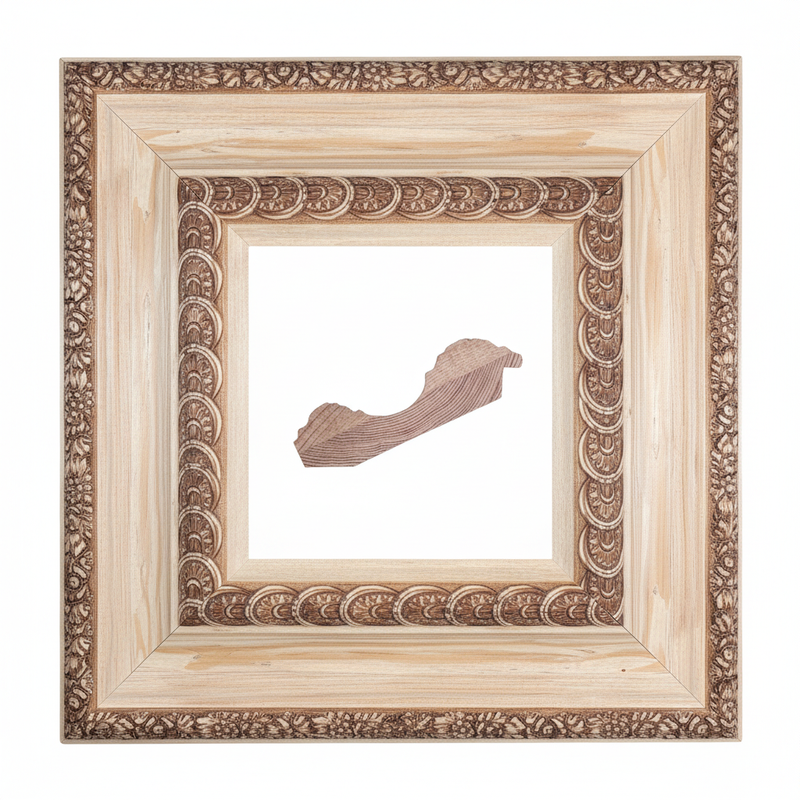 737 Moldura de Madera de Pino de Primera, Linea para Marco, Tipo Faldon, de 38mm de espesor x 130mm de ancho. sin Textura, sin Acabado.