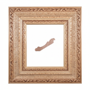 882 - Italia Moldura de Madera de Pino de Primera, Linea para Marco, Tipo Faldon, de 20mm de espesor x 093mm de ancho. con Textura, sin Acabado.