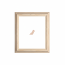 INVERLAT | Moldura de Madera de Pino de Primera, Linea para Marco, Tipo Faldon, de 17mm de espesor x 042mm de ancho. sin Textura, sin Acabado.