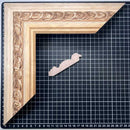 MEXICANA | Moldura de Madera de Pino de Primera, Linea para Marco, Tipo Faldon, de 22mm de espesor x 090mm de ancho. con Textura, sin Acabado.