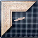 ROCOCO - 30G | Moldura de Madera de Pino de Primera, Linea para Marco, Tipo Faldon, de 20mm de espesor x 093mm de ancho. con Textura, sin Acabado.