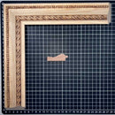 36 - EGIPCIA Moldura de Madera de Pino de Primera, Linea para Marco, Tipo Plana, de 20mm de espesor x 055mm de ancho. con Textura, sin Acabado.