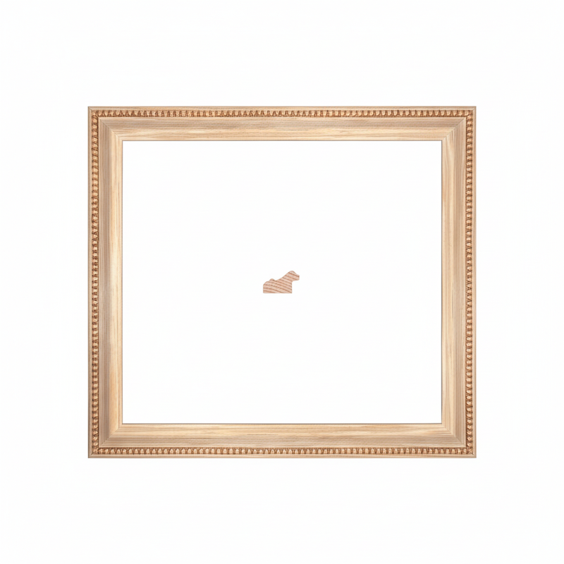 403 - G1 Moldura de Madera de Pino de Primera, Linea para Marco, Tipo Plana, de 20mm de espesor x 031mm de ancho. con Textura, sin Acabado.