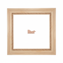 435 - 11G Moldura de Madera de Pino de Primera, Linea para Marco, Tipo Plana, de 20mm de espesor x 043mm de ancho. con Textura, sin Acabado.