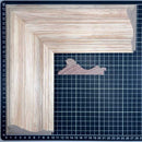 515 Moldura de Madera de Pino de Primera, Linea para Marco, Tipo Plana, de 35mm de espesor x 105mm de ancho. sin Textura, sin Acabado.