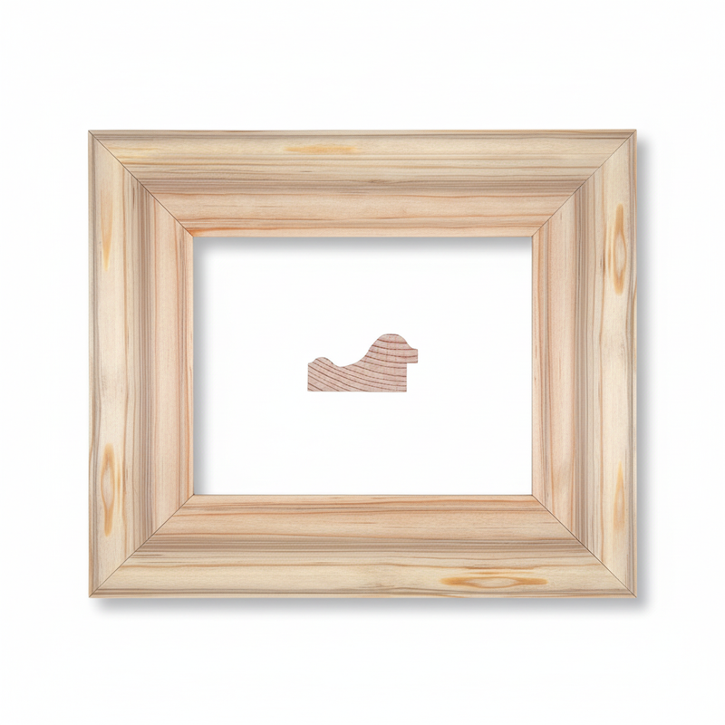 7035 alta Moldura de Madera de Pino de Primera, Linea para Marco, Tipo Plana, de 35mm de espesor x 070mm de ancho. sin Textura, sin Acabado.