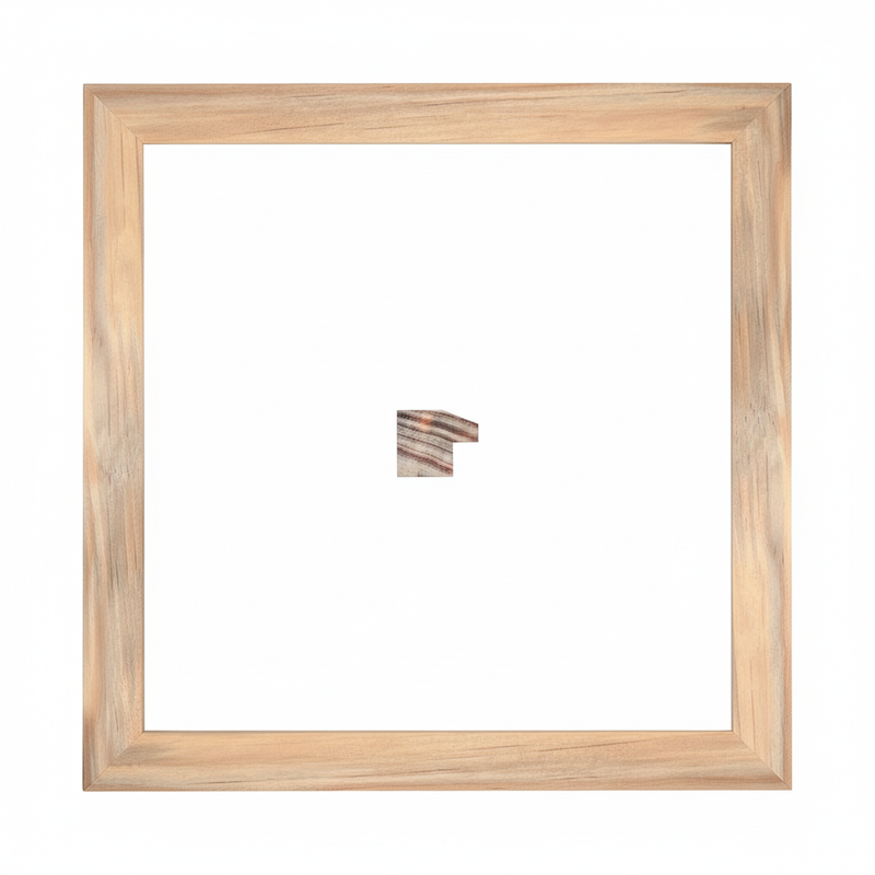 715 - 16 x 20 (MAYA) Moldura de Madera de Pino de Primera, Linea para Marco, Tipo Plana, de 16mm de espesor x 020mm de ancho. sin Textura, sin Acabado.