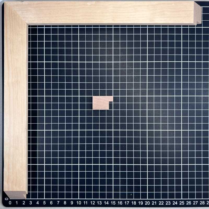 Bastidor - 20 x 30 Moldura de Madera de Pino de Primera, Linea para Marco, Tipo Plana, de 20mm de espesor x 030mm de ancho. sin Textura, sin Acabado.