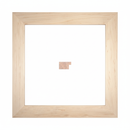 Bastidor - 20 x 33 Moldura de Madera de Pino de Primera, Linea para Marco, Tipo Plana, de 20mm de espesor x 033mm de ancho. sin Textura, sin Acabado.