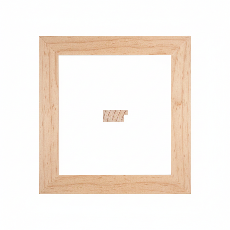 Bastidor - 20 x 40 Moldura de Madera de Pino de Primera, Linea para Marco, Tipo Plana, de 20mm de espesor x 040mm de ancho. sin Textura, sin Acabado.