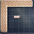 Bastidor - 20 x 54 - G1 - Petate Moldura de Madera de Pino de Primera, Linea para Marco, Tipo Plana, de 20mm de espesor x 054mm de ancho. con Textura, sin Acabado.