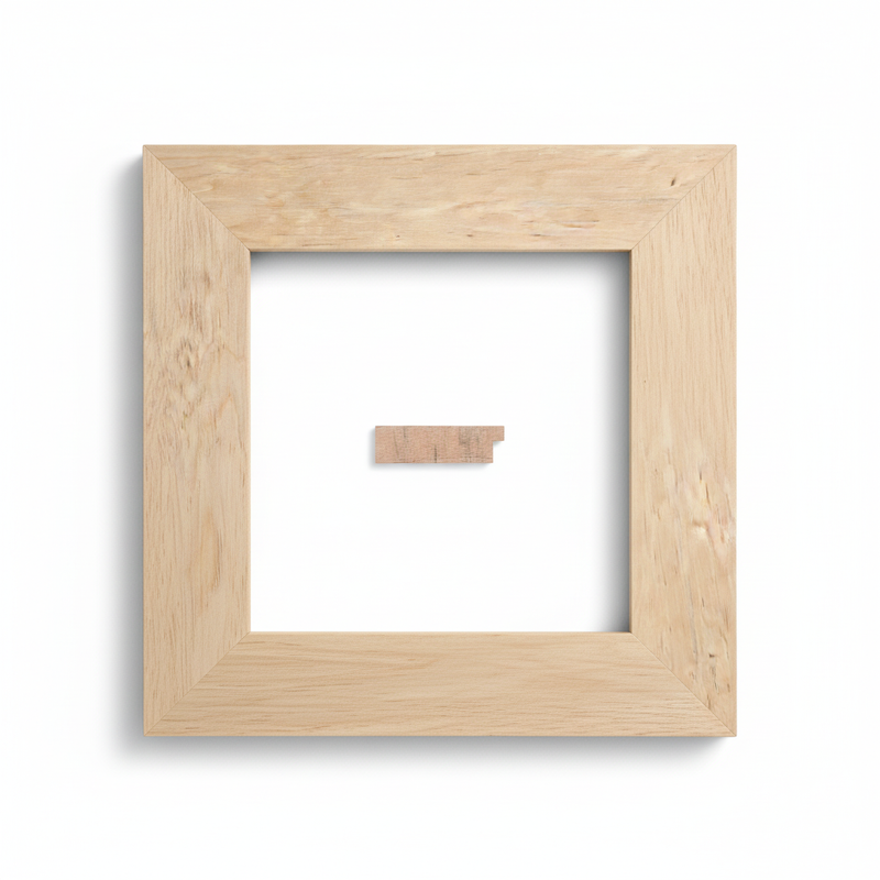 Bastidor - 20 x 70 Moldura de Madera de Pino de Primera, Linea para Marco, Tipo Plana, de 20mm de espesor x 070mm de ancho. sin Textura, sin Acabado.