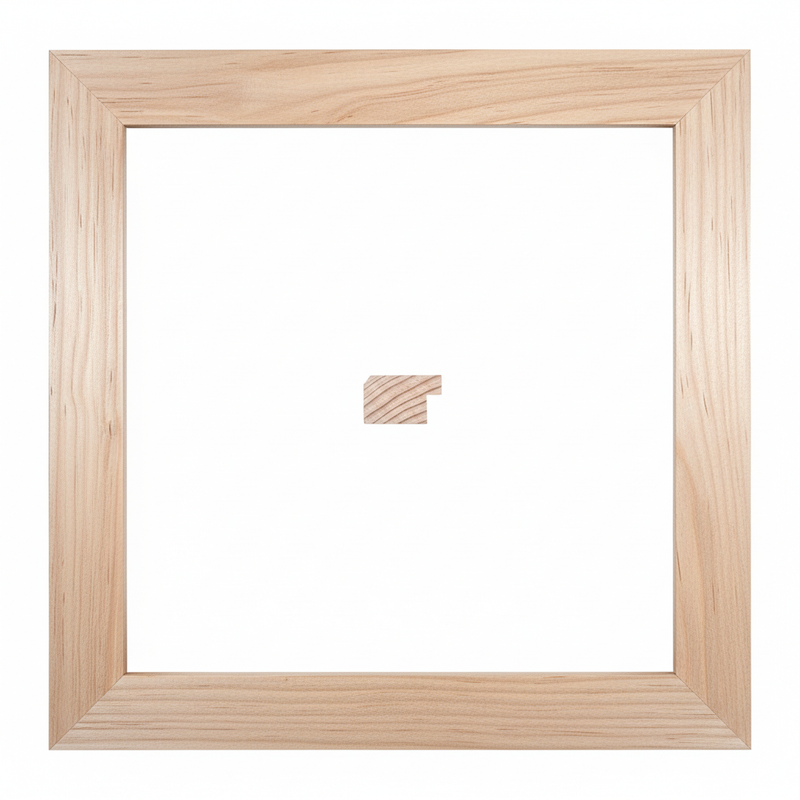 Bastauro - 20 x 33 Moldura de Madera de Pino de Primera, Linea para Marco, Tipo Plana, de 20mm de espesor x 033mm de ancho. sin Textura, sin Acabado.