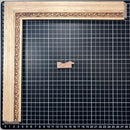 CLEOTILDE - G1 | Moldura de Madera de Pino de Primera, Linea para Marco, Tipo Plana, de 17mm de espesor x 040mm de ancho. con Textura, sin Acabado.