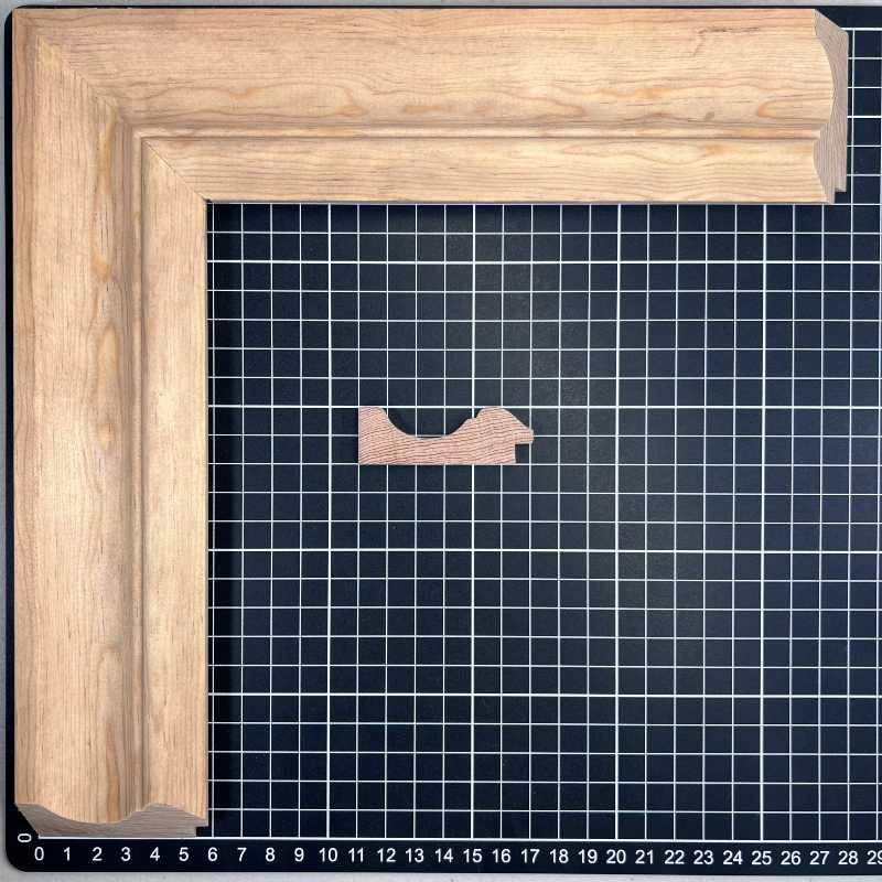 CAZUELA Moldura de Madera de Pino de Primera, Linea para Marco, Tipo Plana, de 20mm de espesor x 061mm de ancho. sin Textura, sin Acabado.