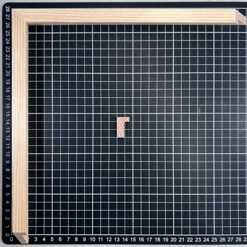 CAJA - 25 x 15 Moldura de Madera de Pino de Primera, Linea para Marco, Tipo Plana, de 15mm de espesor x 025mm de ancho. sin Textura, sin Acabado.
