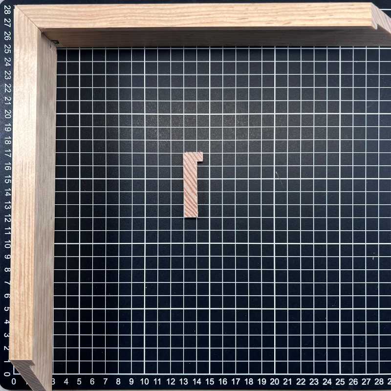 CAJA - 50 x 15 Moldura de Madera de Pino de Primera, Linea para Marco, Tipo Plana, de 15mm de espesor x 050mm de ancho. sin Textura, sin Acabado.