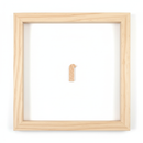 1/2 Caña - 2 - 50 x 20 Moldura de Madera de Pino de Primera, Linea para Marco, Tipo Plana, de 20mm de espesor x 050mm de ancho. sin Textura, sin Acabado.