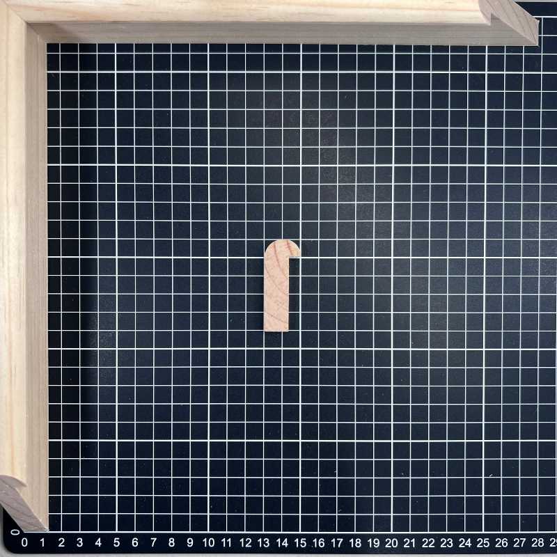 1/2 Caña - 2 - 50 x 20 Moldura de Madera de Pino de Primera, Linea para Marco, Tipo Plana, de 20mm de espesor x 050mm de ancho. sin Textura, sin Acabado.