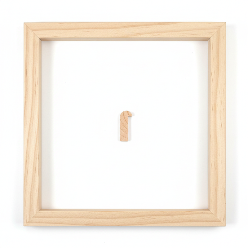 1/2 Caña - 2 - 50 x 20 Moldura de Madera de Pino de Primera, Linea para Marco, Tipo Plana, de 20mm de espesor x 050mm de ancho. sin Textura, sin Acabado.