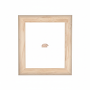 1/2 Caña - SUPER Moldura de Madera de Pino de Primera, Linea para Marco, Tipo Plana, de 19mm de espesor x 034mm de ancho. sin Textura, sin Acabado.