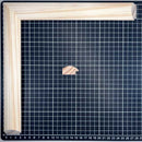 1/2 Caña - SUPER RAYADA fina Moldura de Madera de Pino de Primera, Linea para Marco, Tipo Plana, de 19mm de espesor x 034mm de ancho. con Textura, sin Acabado.