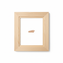 Chaflan Chico Moldura de Madera de Pino de Primera, Linea para Marco, Tipo Plana, de 20mm de espesor x 053mm de ancho. sin Textura, sin Acabado.