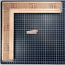 Chaflan Chico - MIXTO Moldura de Madera de Pino de Primera, Linea para Marco, Tipo Plana, de 20mm de espesor x 053mm de ancho. con Textura, sin Acabado.